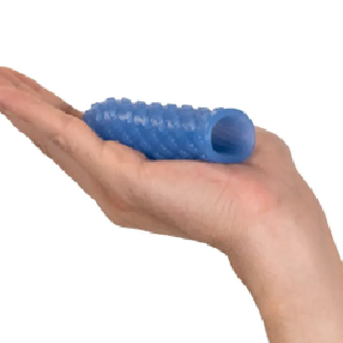 WOW Ghost Discreet Reversible Silicone Pocket Stroker Blue Male Sex Toys