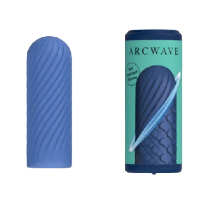 WOW Ghost Discreet Reversible Silicone Pocket Stroker Blue Male Sex Toys
