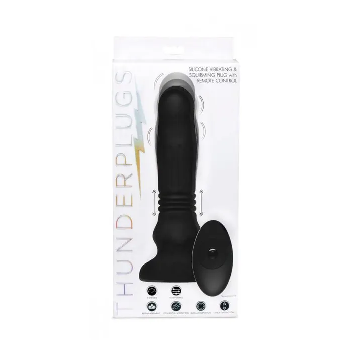 XR Brand Anal Thunderplugs Silicone Swelling Thrusting Plug