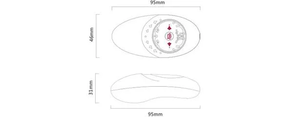 ZALO USA Jeanne Rechargeable Personal Massager Rouge Pink ZALO USA Vibrators