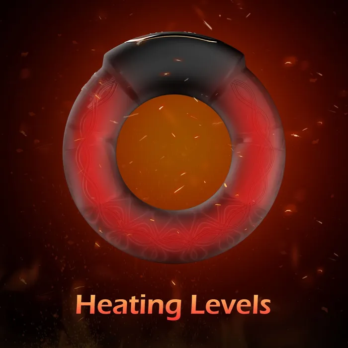 Amortoy Male Sex Toys 10 Vibrations Modes with Heating Function Penis Ring Vibrator Amortoy Male Sex Toys 10 Vibrations Modes with Heating Function Penis Ring Vibrator