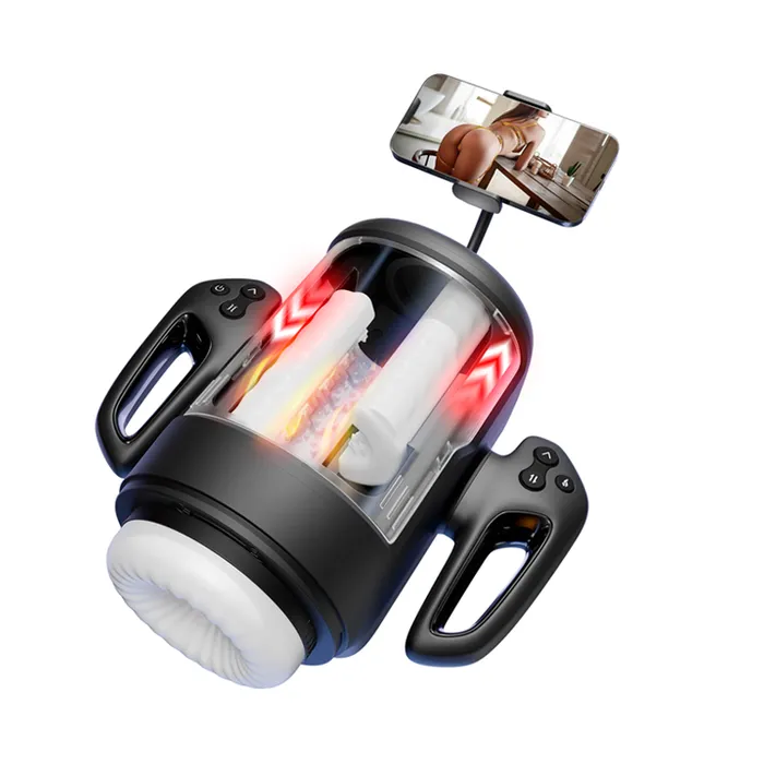Amovibe Male Sex Toys Rubbing Masturbator Cup with Vibrating Heating Phone Mount Amovibe Male Sex Toys Rubbing Masturbator Cup with Vibrating Heating Phone Mount