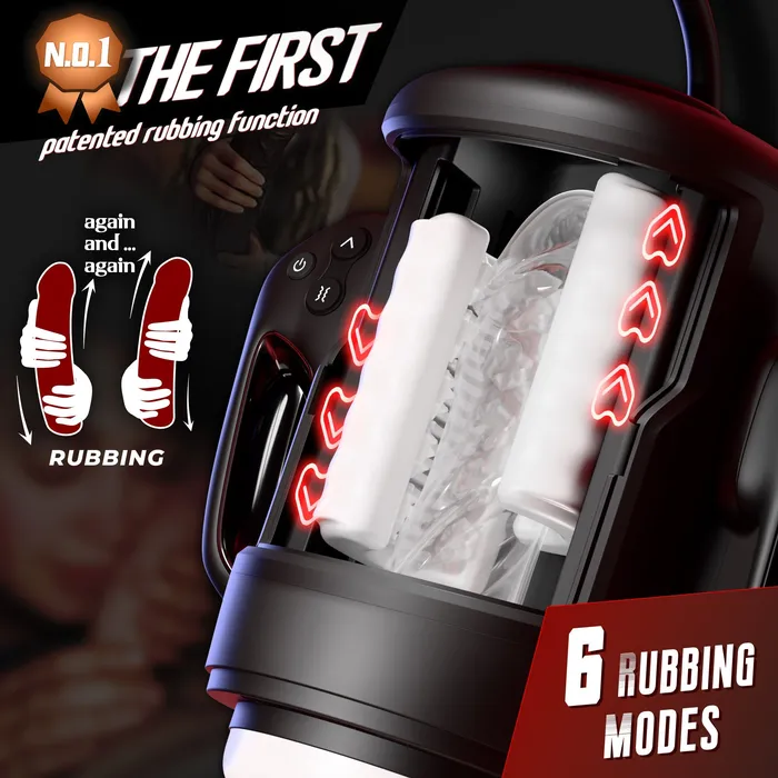 Amovibe Male Sex Toys Rubbing Masturbator Cup with Vibrating Heating Phone Mount Amovibe Male Sex Toys Rubbing Masturbator Cup with Vibrating Heating Phone Mount