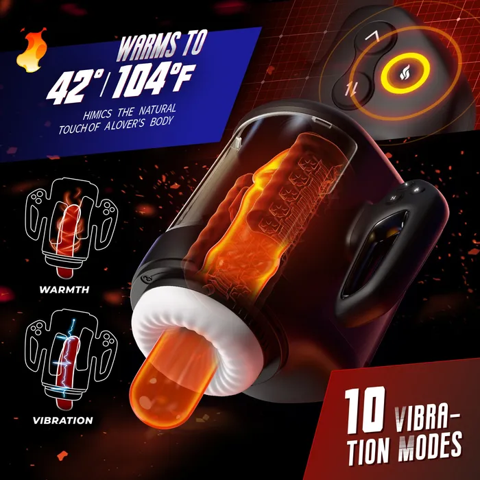 Amovibe Male Sex Toys Rubbing Masturbator Cup with Vibrating Heating Phone Mount Amovibe Male Sex Toys Rubbing Masturbator Cup with Vibrating Heating Phone Mount
