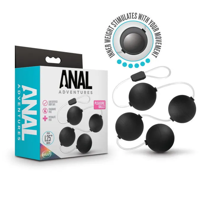 Anal Adventures Pleasure Balls 38 cm Anal Balls ShhhWndsr Male Sex Toys