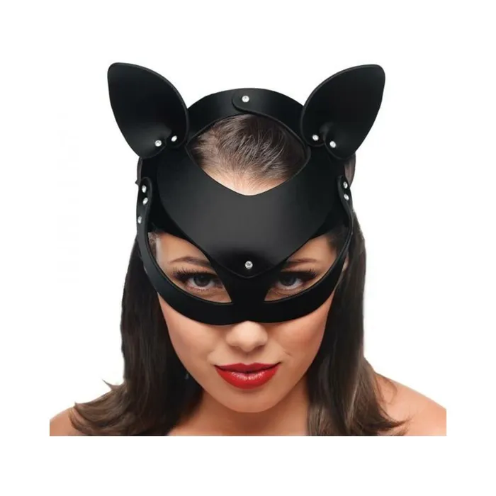 Anal Fairvillacom Black Cat Tail Anal Plug and Mask Set