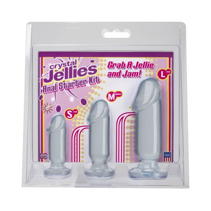 Anal Fairvillacom Crystal Jellies Anal Starter Kit Pink