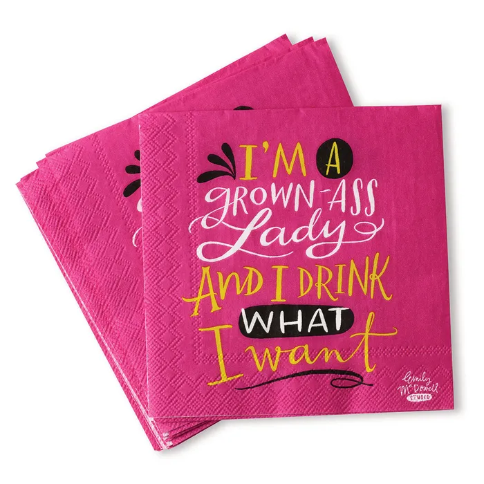 Anal Fairvillacom Im A Grown Ass Lady Napkins