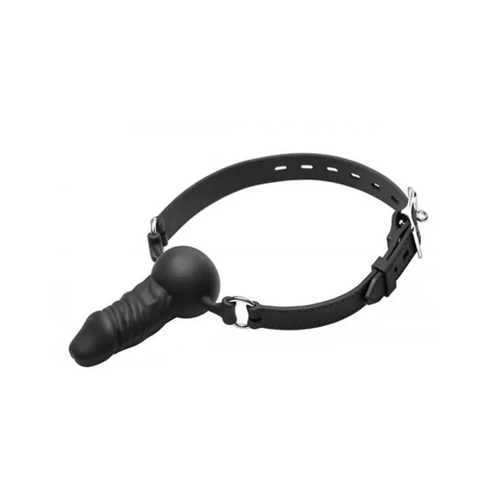 Anal Fairvillacom Suppressor Silicone Mini Face Banger Gag Black