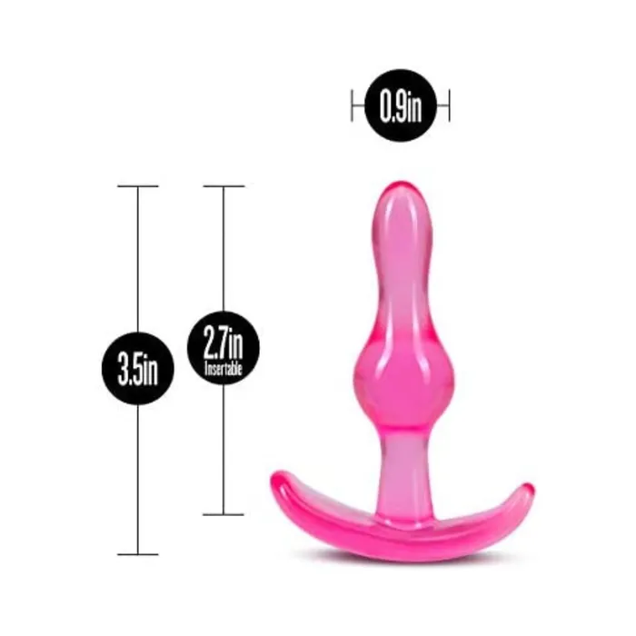 Anal Pink Sensation Online Blush Curvy Anal Plug
