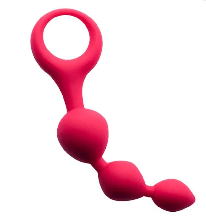Anal Share Satisfaction Silicone 3 Bead Plug Share Satisfaction