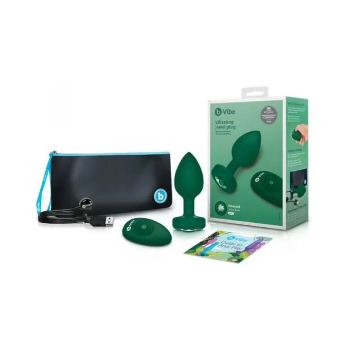 bVibe Remote Control Vibrating Jewel Plug ML Emerald Green Fairvillacom Anal bVibe Remote Control Vibrating Jewel Plug ML Emerald Green Fairvillacom Anal