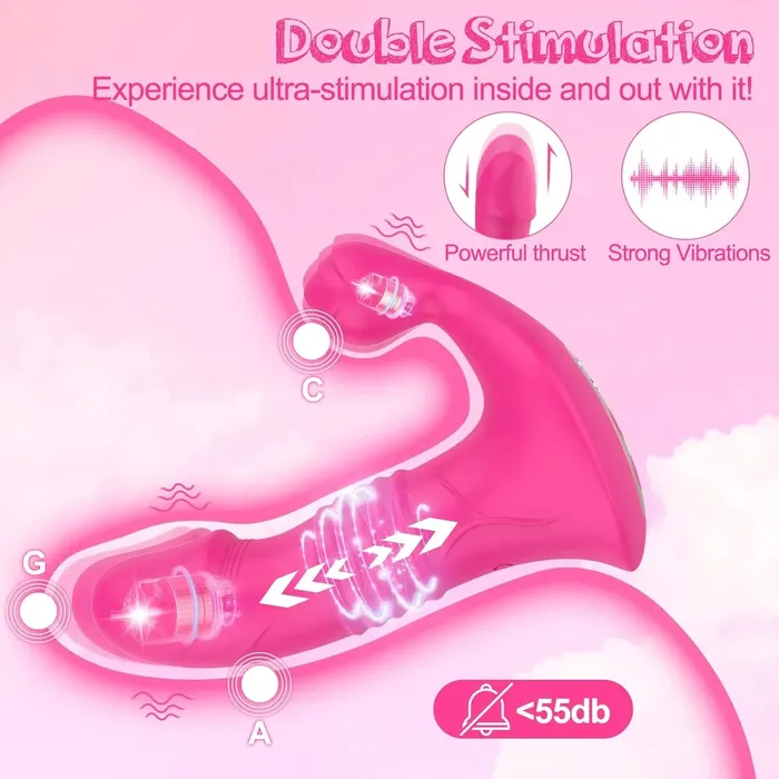 BluetoothControlled Thrusting Vibrator Amovibe Vibrators