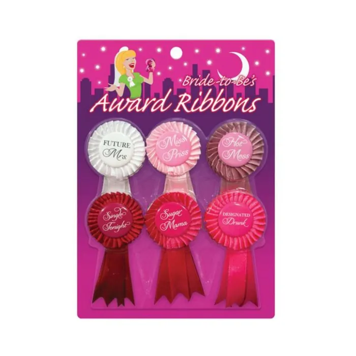 Bride to Bes Award Ribbons Pack of 6 Fairvillacom Couples