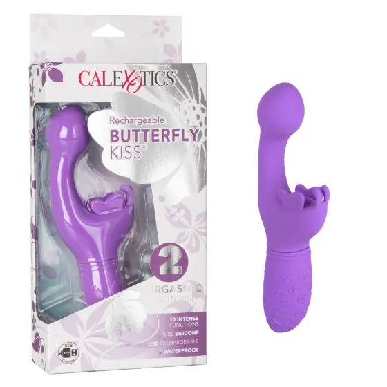 Butterfly Kiss Vibrators Rechargeable Butterfly Kiss Purple