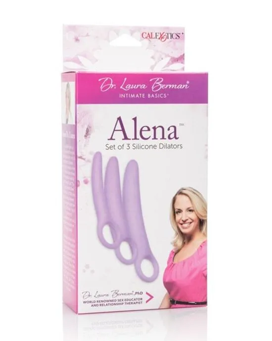 Cal Exotics Anal Dr Laura Berman Silicone Dilator Alena Set of 3