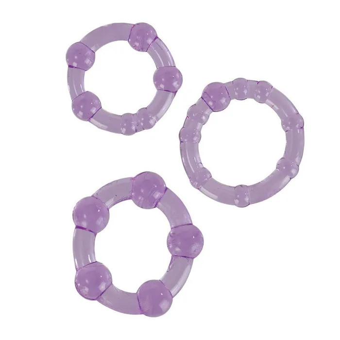 California Exotic Novelties Llc Vibrators Silicone Island Ringspurple