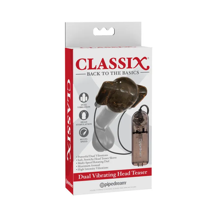 Classix Dual Vibrating Head Teaser BlueClear Fairvillacom Vibrators