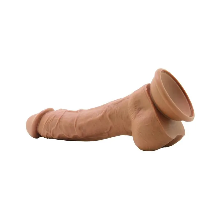 Colours Pleasures 8in Dildo Dark Brown Fairvillacom Dildos
