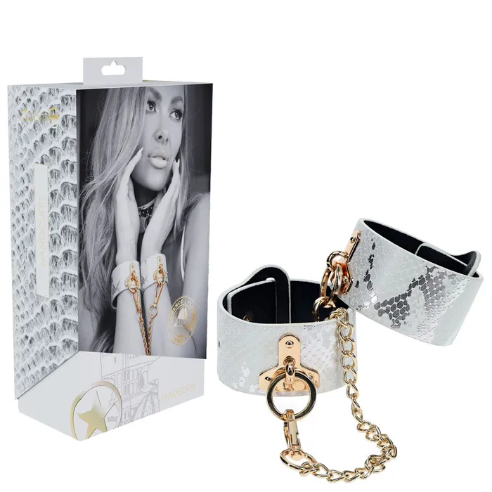 Couples ShhhWndsr OUCH Florence Collection Handcuffs White
