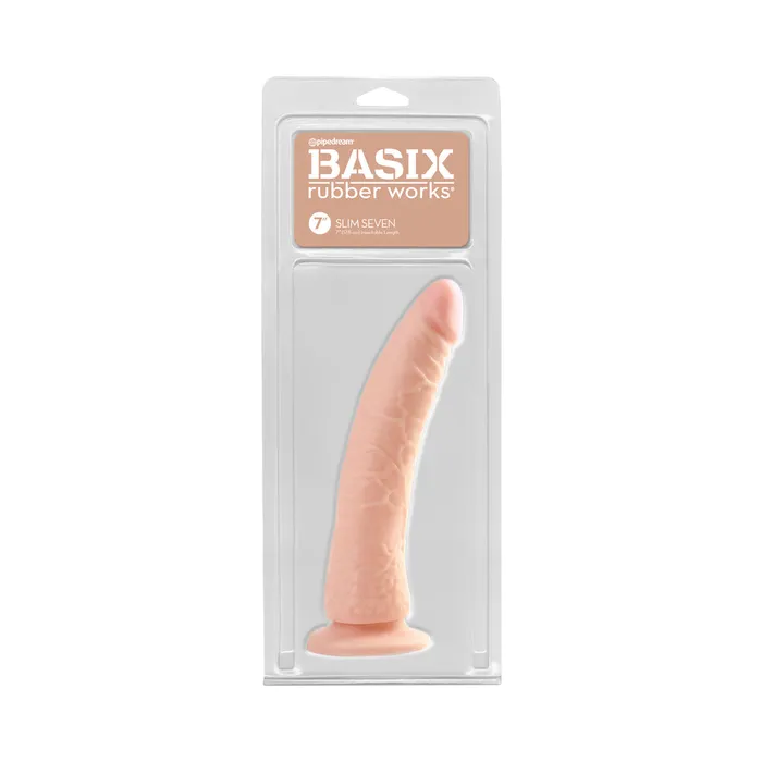 Dildos Fairvillacom Basix Slim 7 Dong Flesh