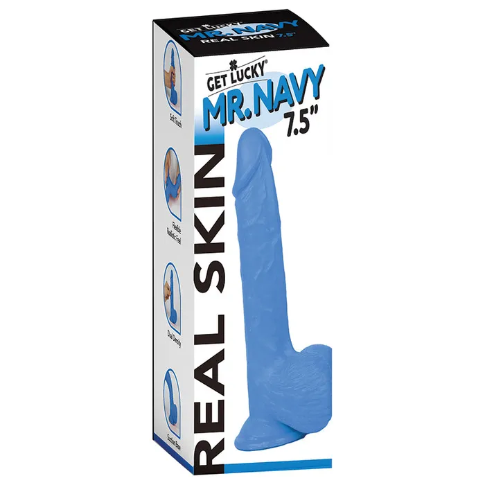 Dildos Fairvillacom Get Lucky Mr Navy 75 Dual Layer Dong