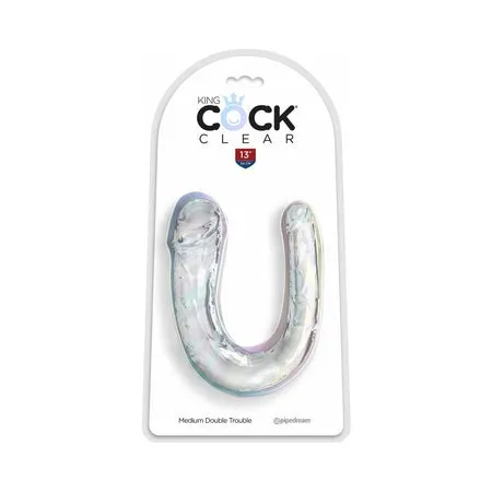 Dildos Fairvillacom King Cock Clear Medium Double Trouble