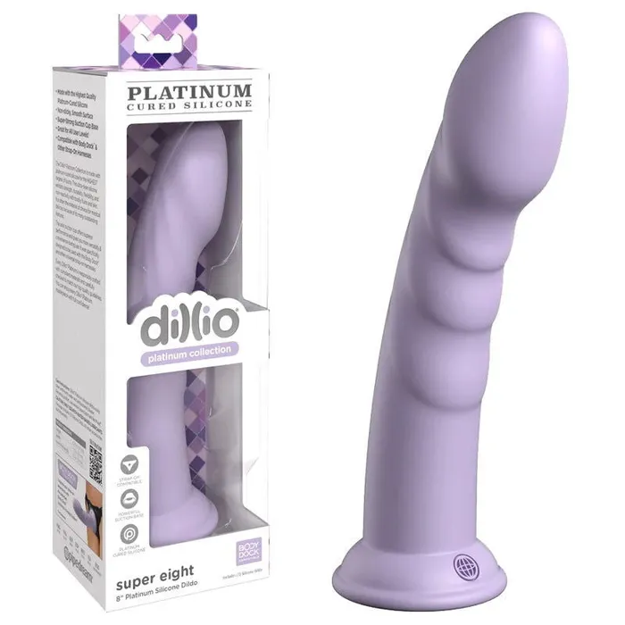 Dildos ShhhWndsr Dillio Platinum Super Eight 203 cm 8 Dong