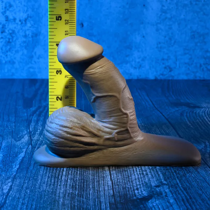Dildos ShhhWndsr Gender X 4 Silicone Packer Dark Skin Dildos ShhhWndsr Gender X 4 Silicone Packer Dark Skin