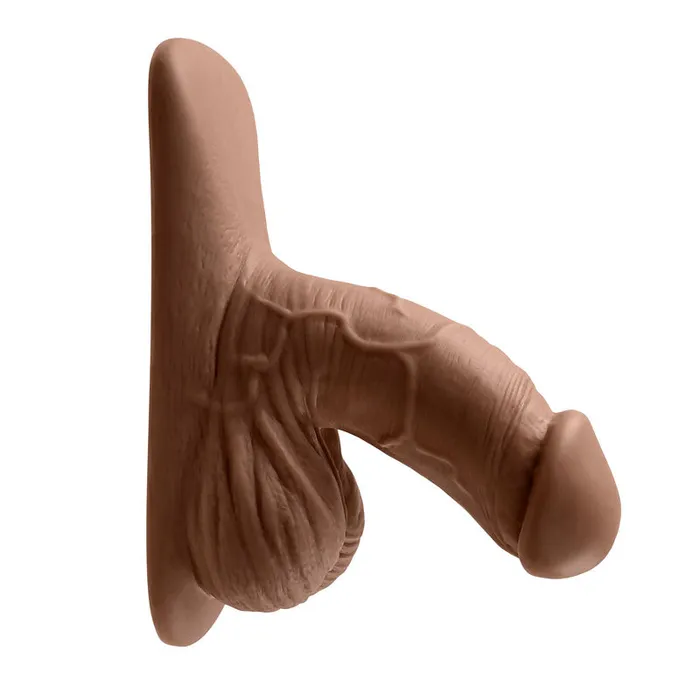 Dildos ShhhWndsr Gender X 4 Silicone Packer Dark Skin Dildos ShhhWndsr Gender X 4 Silicone Packer Dark Skin