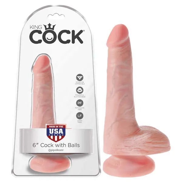 Dildos ShhhWndsr King Cock 6 Cock with Balls 152 cm Dong