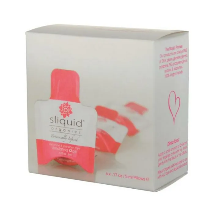 Enhancers Fairvillacom Sliquid Organics Stimulating O Gel Lube Cube 12 17oz Packs