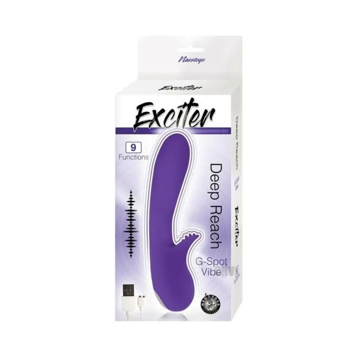 Exciter Deep Reach GSpot Vibe Purple Fairvillacom Vibrators