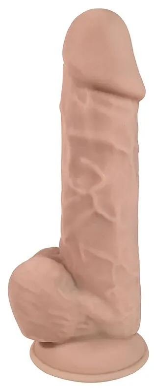 Fairvillacom 8 Inch Fleshstixxx Silicone Dildo With Balls Vanilla Dildos