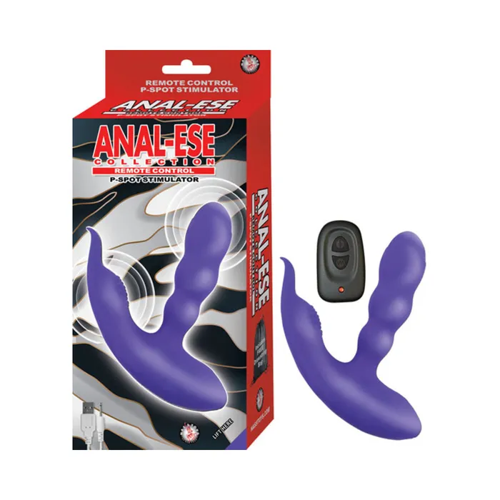 Fairvillacom Anal Anal Ese Remote Control PSpot Stimulator Purple