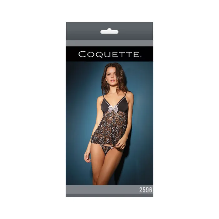 Fairvillacom Anal Baby Doll G String BlackSilver OS Box