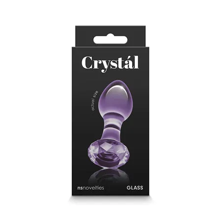 Fairvillacom Anal Crystal Gem Butt Plug Purple