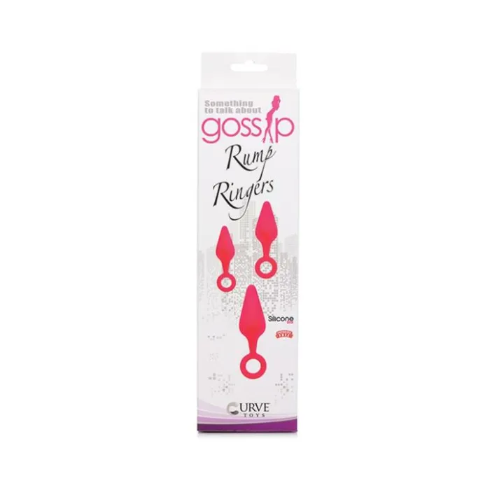 Fairvillacom Anal Gossip Rump Ringers Silicone Set Of 3 Magenta