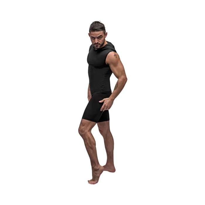 Fairvillacom Anal Male Power Black Nite Hoodie Tank Black Small