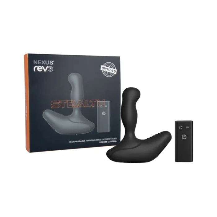 Fairvillacom Anal Nexus Revo Stealth Remote Control Rotating Prostate Massager Black