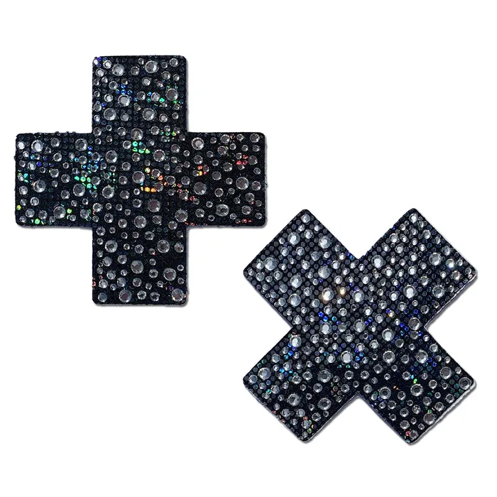 Fairvillacom Anal Pastease Crystal Crosses Black