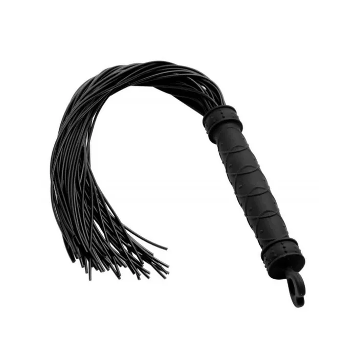 Fairvillacom Anal Punish Me Silicone Flogger Black