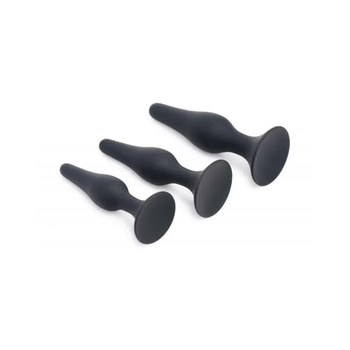 Fairvillacom Anal Triple Spire Tapered Silicone Anal Trainer Set