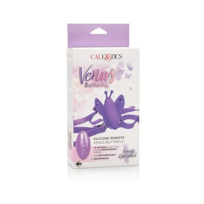 Fairvillacom Anal Venus Butterfly Silicone Remote Micro Butterfly Purple