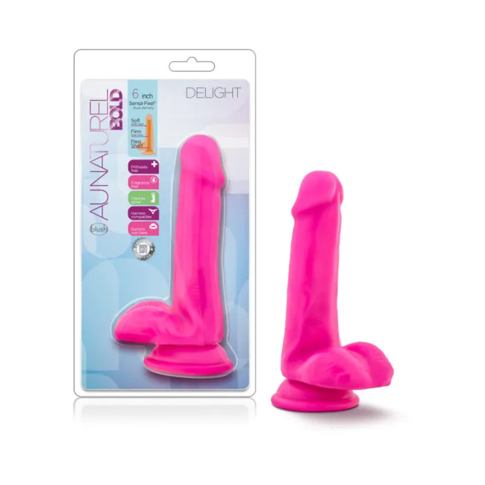 Fairvillacom Au Naturel Bold Delight Dildo 6 Pink Dildos