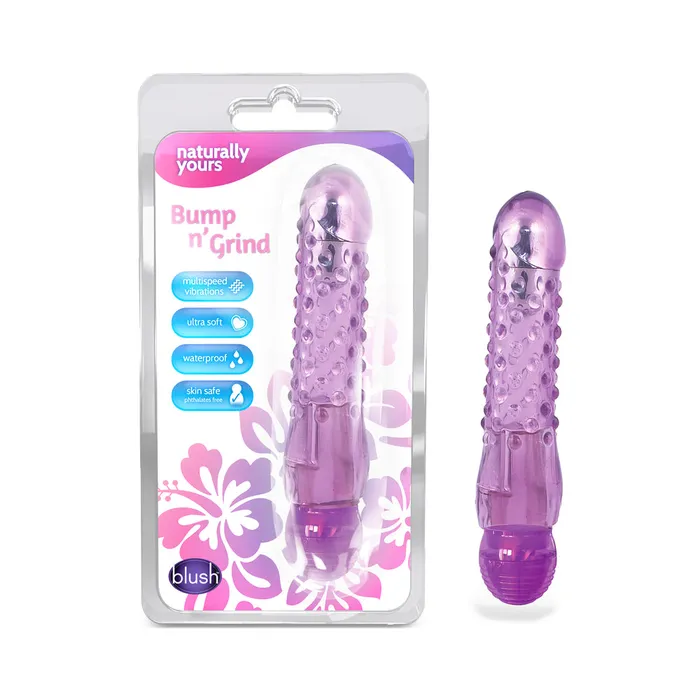 Fairvillacom Blush Naturally Yours Bump N Grind Purple Vibrators