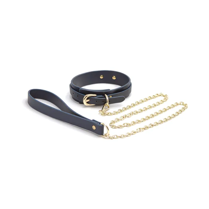 Fairvillacom Bondage Couture Collarleash Blue Vibrators