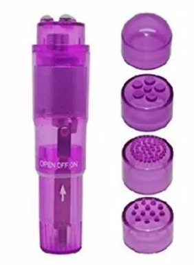Fairvillacom CLOUD 9 NOVELTIES MINI MASSAGER POCKET ROCKET PURPLE W 4 ATTACHMENTS Vibrators Fairvillacom CLOUD 9 NOVELTIES MINI MASSAGER POCKET ROCKET PURPLE W 4 ATTACHMENTS Vibrators