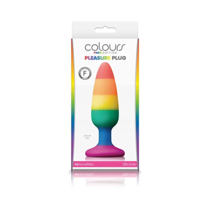 Fairvillacom Colours Pride Edition Pleasure Plug Medium Rainbow Female Sex Toys Fairvillacom Colours Pride Edition Pleasure Plug Medium Rainbow Female Sex Toys