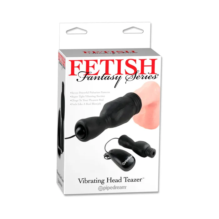 Fairvillacom Couples Fetish Fantasy Series Vibrating Head Teazer Black